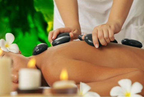 Luxurious Spa treatment with Germain de Cappuccini's C-vitamin and relaxing Hot Stone massage.
